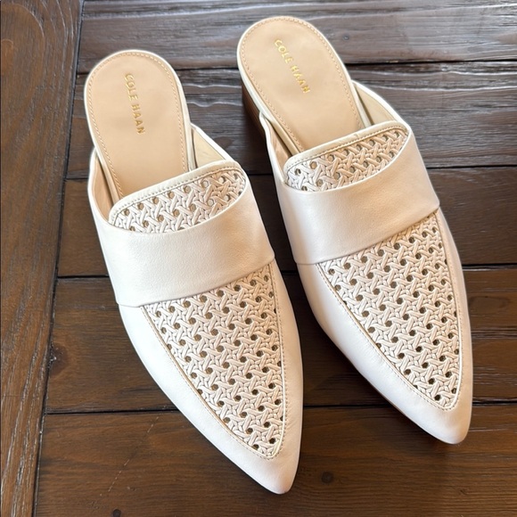 COLE HAAN Leather Mules New - Picture 4 of 9